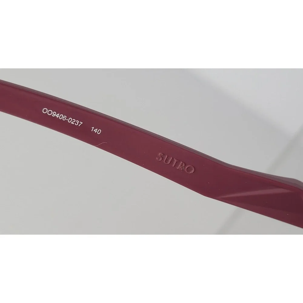 Oakley Sutro Prizm Lenses OO9406-9037 140mm Sunglasses Burgundy Frames USA READ